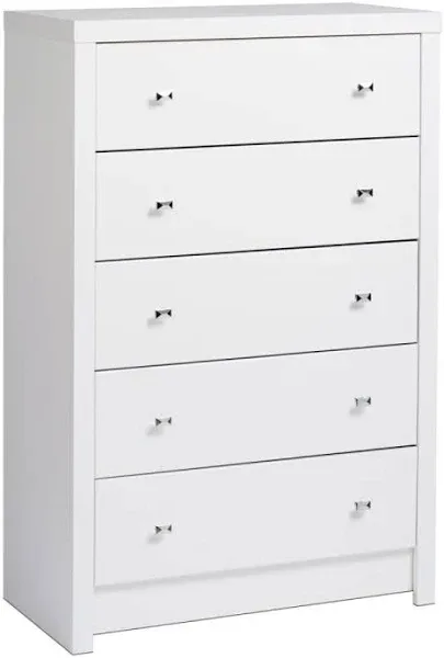 Prepac Calla 5-Drawer Chest, White