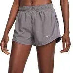 Nike Dri Fit Women’s Size M Running Shorts Tempo Light Gray