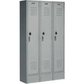 Global Industrial Paramount Single Tier 3 Door Locker 652061GY