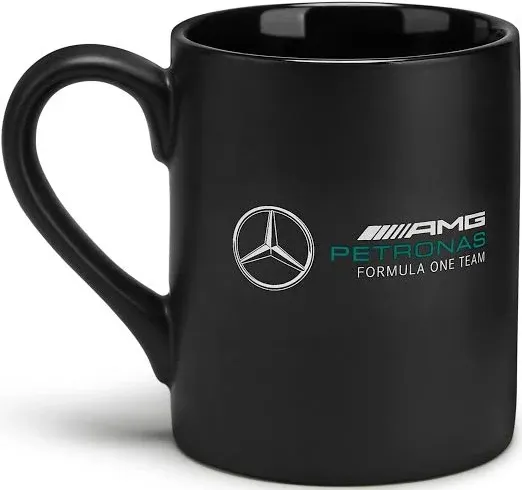 Mercedes AMG Petronas F1 Black Logo Mug