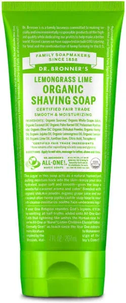 Dr Bronner's Organic Shaving Soap