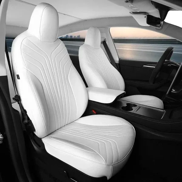 Tesla Model Y Nappa Leather Car Seat Covers