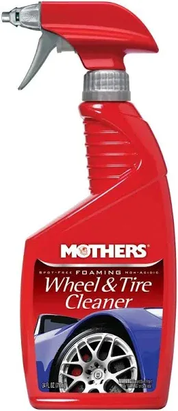 Mothers Wheel & Tire Cleaner, Foaming - 24 fl oz