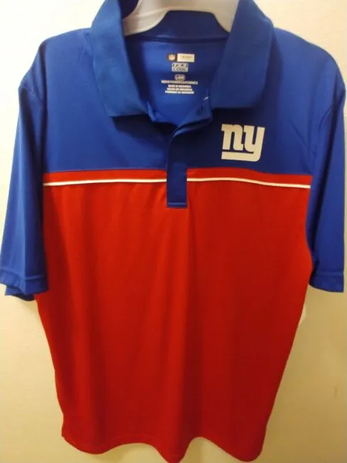 Men’s Nike Dri-Fit NFL Equipment Training NY Giants Polo Shirt •Size XL