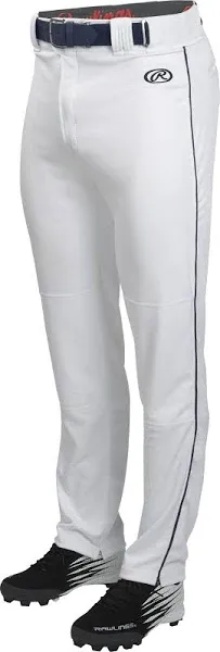 New Rawlings Baseball Pants Youth XL White Semi Relaxed NWT 26x27.5