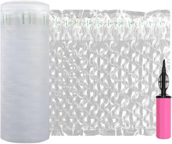 Bubble Cushioning Wrap Roll Inflatable Bottle Shipper Protector Sleeve 12&#034;x16...