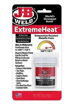 J-B Weld Extreme Heat High Temperature Resistant Metallic Paste