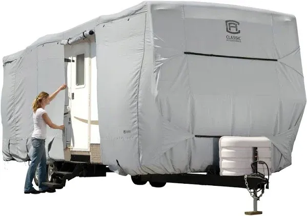 Classic Accessories Over Drive PermaPRO Travel Trailer Cover, Fits 18&#039; - 20&#039; ...