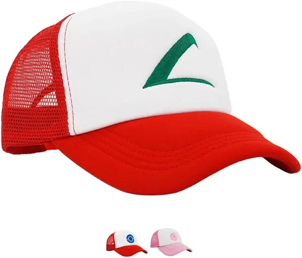 Embroidered Team Trainer Hat for Anime Cosplay Costume, Trucker, Snapback Cap