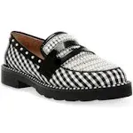 Betsey Johnson Women’s Darian Loafer Black/White size 7.5 – NEW