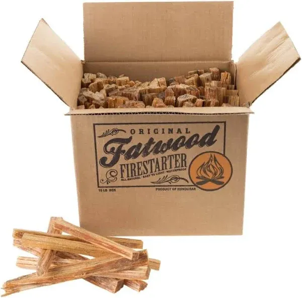 Fatwood Firestarter Kindling Sticks, 25 Lbs