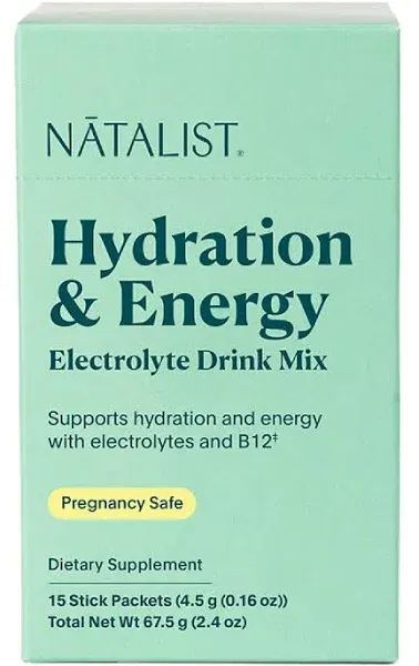 Natalist Hydration & Electrolyte Energy Drink Mix Powder