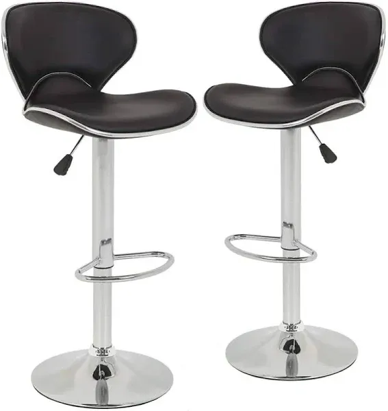 FDW Set of 2 Adjustable Bar Stools