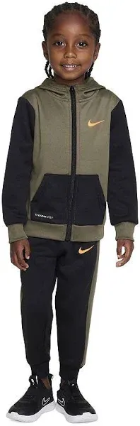 Boys 4-7 Nike Therma-FIT Colorblock Full-zip Jacket & Joggers Set