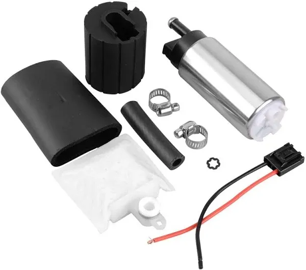 GSS342 255 LPH High Flow Pressure Electric Intank Fuel Pump (Silver)