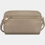 Travelon Anti-Theft Tailored Convertible Crossbody Clutch - Sable