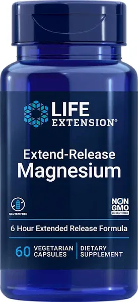 Life Extension, Potassium with Extend-Release Magnesium, 60 Vegetarian Capsules