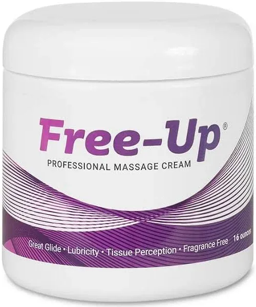 Free-Up Massage Cream 8oz Tube - Soft Tissue Mobilization - Used by Leading P...