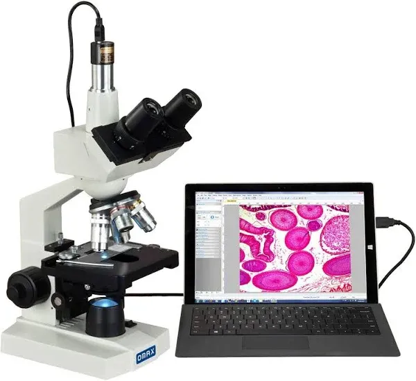 OMAX 40X-2500X Digital LED Trinocular Lab Compound Microscope