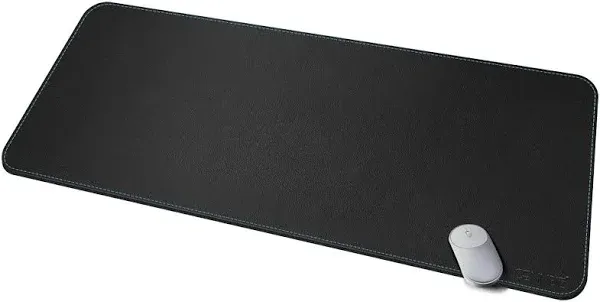 CENNBIE Leather Desk mat Protecter 47.2X19.6in Super Large, PU Leather Desk Mat