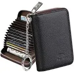 RFID Blocking Zipper Credit Card Wallet