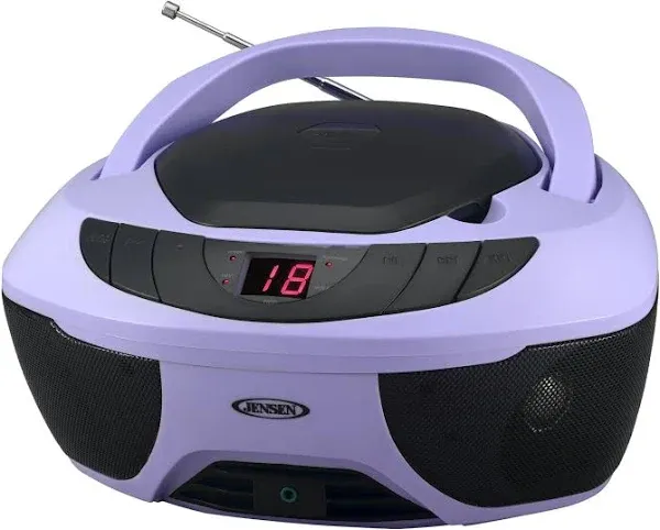 Jensen Portable Stereo CD Player with AM/FM Radio