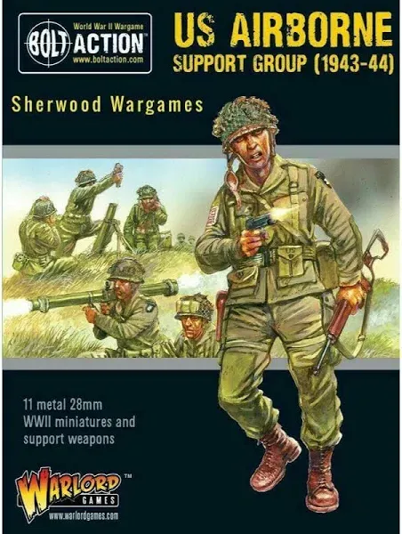 Bolt Action Miniatures Game: U.S. Airborne Support Group WLG402213104 US