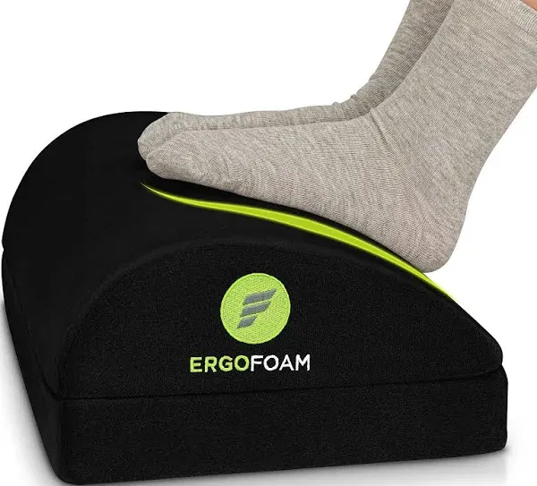 ErgoFoam Adjustable Desk Foot Rest