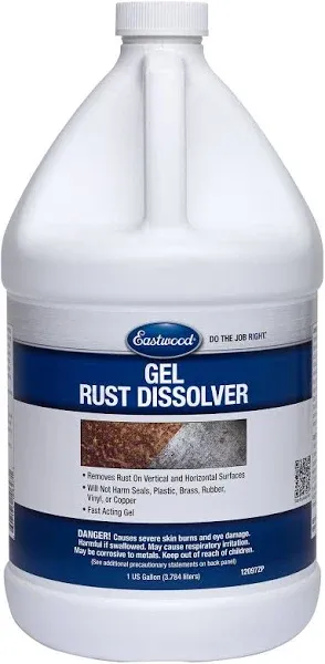 Eastwood Reusable Rust Dissolver Gel 1 Gallon for Engine Automotive Parts Tool