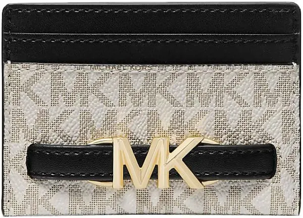 MICHAEL KORS brown leather card holder