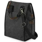 Insulated Canvas Lunch Bag for Women/Men-9.6 L Reusable Leakproof Lunch Tote ...