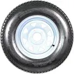 eCustomrim 2-pk Trailer Tire On Rim ST205/75D14 2057514 F78-14 5 Lug Spoke Wheel Galvanized