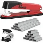 Metal Stapler Heavy Duty 50 Sheet Capacity with 1750 Staples and Staple Remover,