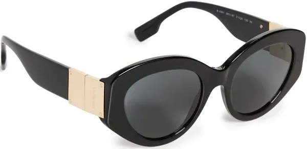 BURBERRY Women's B. Olympia Classic Reloaded Cat Eye Sunglasses