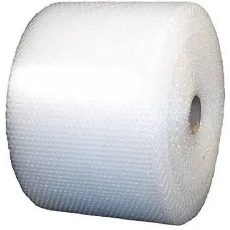 supplyhut Lightweight 3/16" Small Bubble Cushioning Wrap Roll, Clear