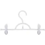 Honey-Can-Do 12-Pack Soft Touch Pant Hangers, White