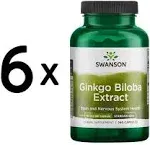 Swanson Ginkgo Biloba Extract 60mg 240 Caps