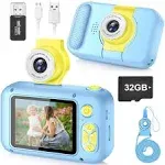 Kid Camera,Camera for Kid,2.4in IPS Screen Digital Camera,180°Fli<wbr/>p Len Studen...