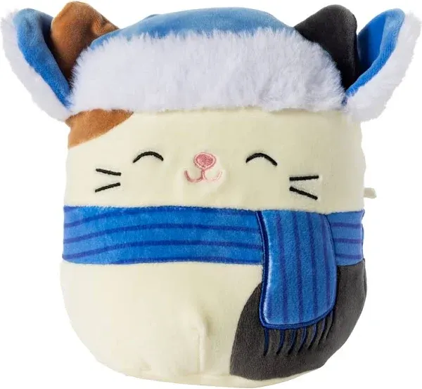 KellyToy 7.5&#034; Squishmallows Plush - New - Cam the Calico Cat