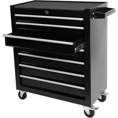 5 Drawer Rolling Tool Chest Cabinet with Wheels