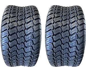 MaxAuto 16x6.50-8 Lawn Mower Tire for Garden Tractors & Riding Mowers, Tubeless (2 Pcs)