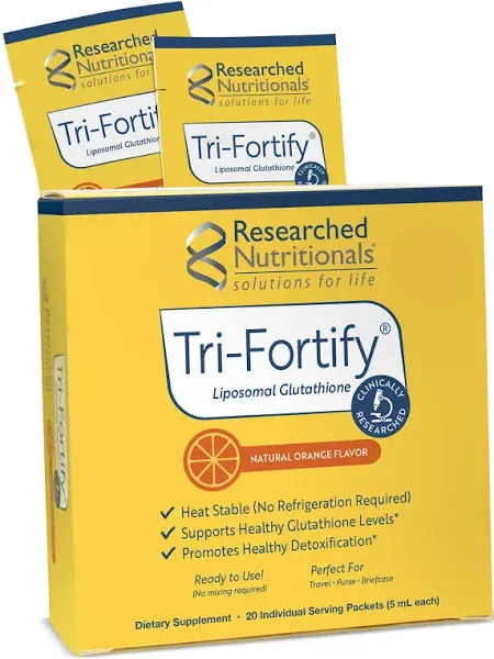 Researched Nutritionals Tri-Fortify Liposomal Glutathione