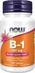 NOW Foods Supplements, Vitamin B-1 100 mg, Energy Production, 100 Tablets