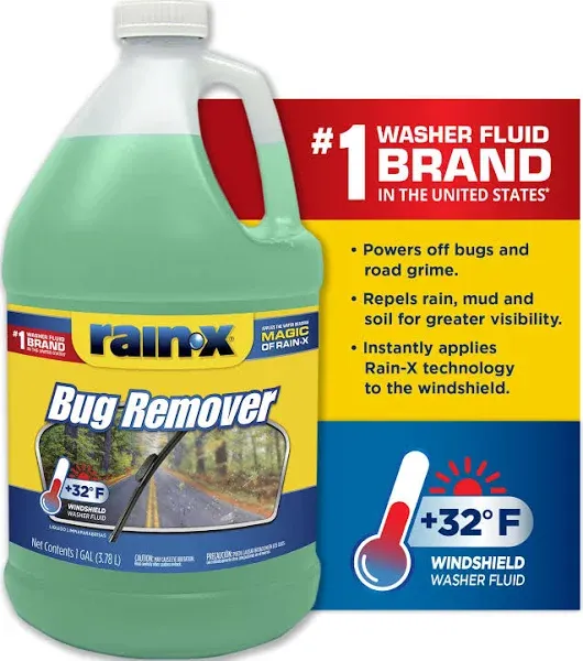 RainX Windshield Washer Fluid Bug Remover