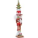 Kurt Adler Hollywood Tree Hat Nutcracker, 15-Inch, Red and Green