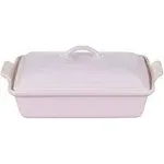 Le Creuset 4-Quart Heritage Stoneware Covered Rectangular Casserole - Shallot