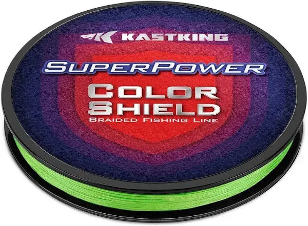 KastKing Superpower ColorShield Braided Fishing Line