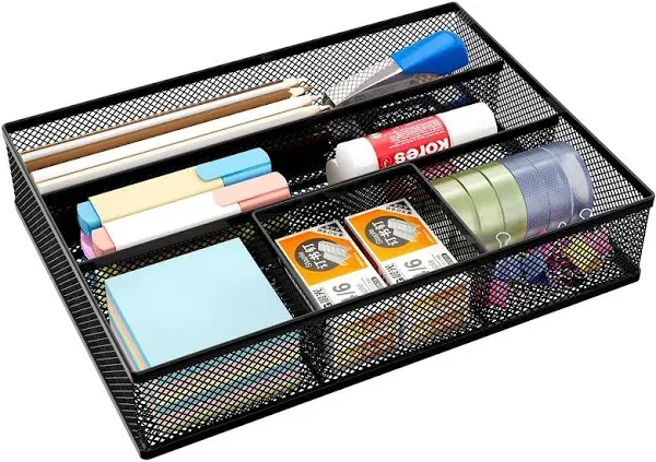 EasyPAG Mesh Collection Desk Accessories Drawer Organizer Accessories Tray 5 Com