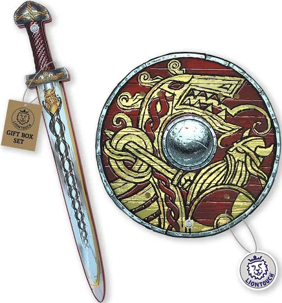 Liontouch🦁Viking Chief Harald’s Medieval🏰Toy Sword🗡️& Shield🛡️4 Kids👦🏻👧🏻