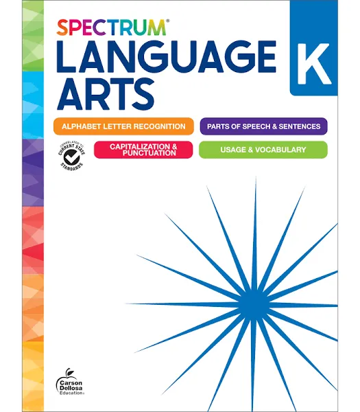 Spectrum Language Arts Workbook, Grade K- 705490-EB